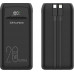 Awei AWEI PowerBank P169K 20000mAh 22.5W black/black wyświetlacz + kable PD/Lightning