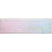 Ducky One 3 Classic Pure White Gaming Tastatur, RGB LED - MX-Silent-Red