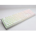 Ducky One 3 Classic Pure White Gaming Tastatur, RGB LED - MX-Silent-Red