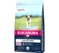 EUKANUBA EUKANUBA SZCZENIE MAŁA I ŚREDNIA RASA BEZ ZBÓŻ RYBA OCEANICZNA 3KG