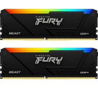 Kingston Fury Beast RGB, DDR4, 64 GB, 3200MHz, CL16 (KF432C16BB2AK2/64)