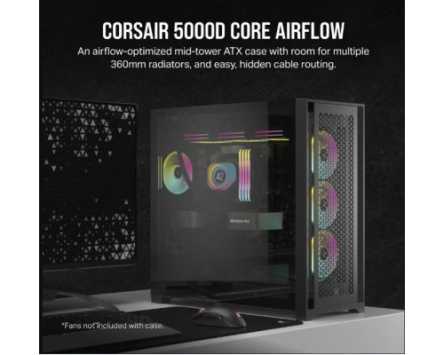 Corsair Case Corsair 5000D Airflow Core TempGlass Black