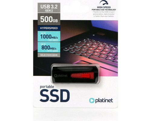 SSD  SSD Platinet PLATINET PMFSSD500 przenośny dysk, pendrive500GB USB 3.2