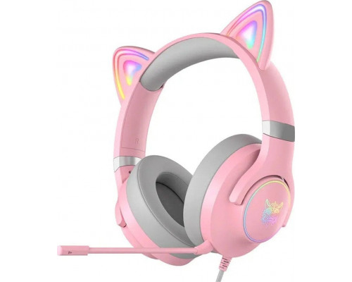 Onikuma gaming X30 cat ears różowe (przewodowe)
