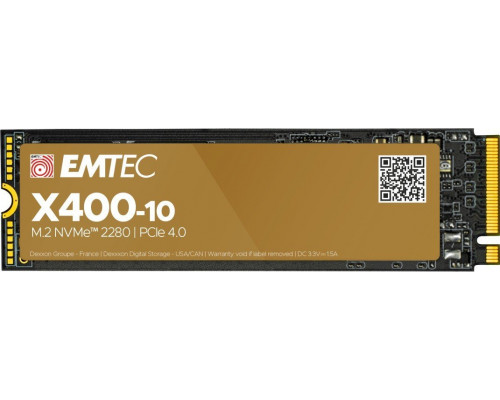 SSD 4TB SSD Emtec X400-10 4TB M.2 2280 PCI-E x4 Gen4 NVMe (ECSSD4TX410)