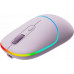 Canyon CANYON MW-22, 2 in 1 Wireless optical mouse with 4 buttons,Silent switch for right/left keys,DPI 800/1200/1600, 2 mode(BT/ 2.4GHz), 650mAh Li-poly battery,RGB backlight,Pearl rose, cable length 0.8m, 110*62*34.2mm, 0.085kg