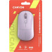 Canyon CANYON MW-22, 2 in 1 Wireless optical mouse with 4 buttons,Silent switch for right/left keys,DPI 800/1200/1600, 2 mode(BT/ 2.4GHz), 650mAh Li-poly battery,RGB backlight,Pearl rose, cable length 0.8m, 110*62*34.2mm, 0.085kg