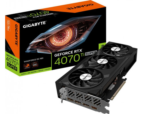 Gigabyte GeForce RTX 4070 Ti SUPER Windforce 16GB GDDR6X (GV-N407TSWF3OC-16GD)