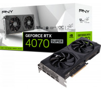 *RTX4070Super PNY GeForce RTX 4070 SUPER Verto OC Dual Fan 12GB GDDR6X (VCG4070S12DFXPB1-O)