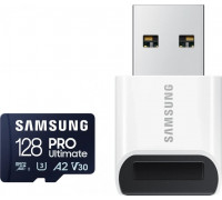 SD  Samsung Pro Ultimate MicroSDXC 128 GB Class 10 UHS-I/U3 A2 V30 (MB-MY128SB/WW)