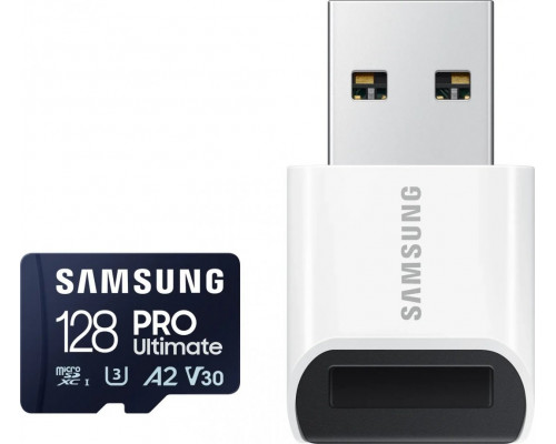SD  Samsung Pro Ultimate MicroSDXC 128 GB Class 10 UHS-I/U3 A2 V30 (MB-MY128SB/WW)