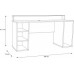 Gaming galds PYspace Gaming galds gamingowe SUPERNOVA211 białe z oświetleniem LED