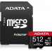 SD  ADATA High Endurance MicroSDXC 512 GB Class 10 UHS-I/U3 A2 V30 (AUSDX512GUI3V30SHA2-RA1)
