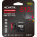 SD  ADATA High Endurance MicroSDXC 512 GB Class 10 UHS-I/U3 A2 V30 (AUSDX512GUI3V30SHA2-RA1)