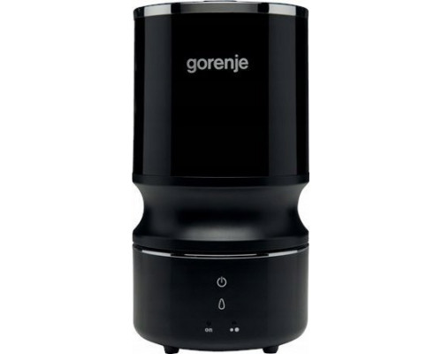 Gorenje Gorenje | H08WB | Air Humidifier | Humidifier | 22 W | Water tank capacity 0.8 L | Suitable for rooms up to 15 m² | Ultrasonic technology | Black