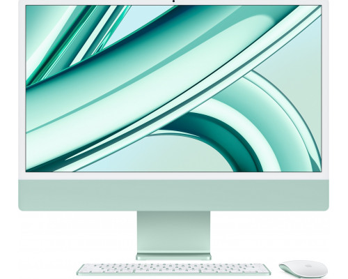 Apple Apple iMac 24” 4.5K Retina, Apple M3 8C CPU, 10C GPU/8GB/512GB SSD/Green/SWE Apple