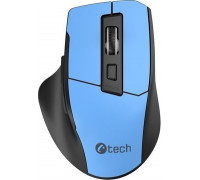 C-Tech C-TECH myš Ergo WLM-05, bezdrátová, 1600DPI, 6 tlačítek, USB nano receiver, modrá