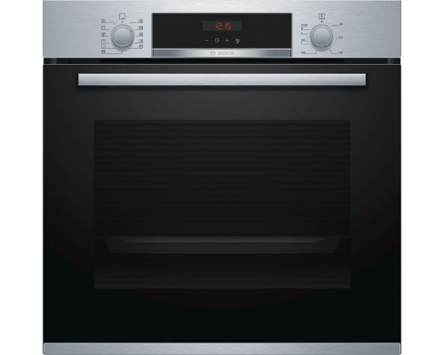 Bosch Bosch | HBA574BR0 | Oven | 71 L | Electric | Pyrolysis | Rotary and electronic | Height 59.5 cm | Width 59.4 cm | Stainless steel