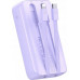 Joyroom Joyroom mini JR-PBC07 20000mAh 30W z kablami USB-C i Lightning violet