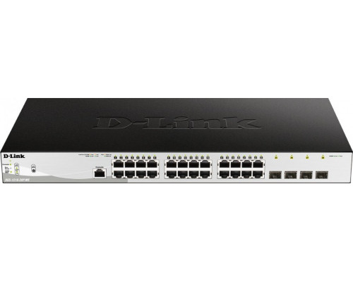 Switch D-Link D-Link DGS-1210-28P/ME/E 24-Port 10/100/1000BASE-T PoE + 4-Port 1 Gbps SFP Metro Ethernet