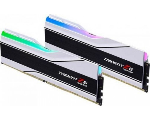 G.Skill G.SKILL TRIDENT NEO AMD RGB DDR5 2X32GB 6000MHZ CL30-36 EXPO WHITE F5-6000J3036G32GX2-TZ5NRW