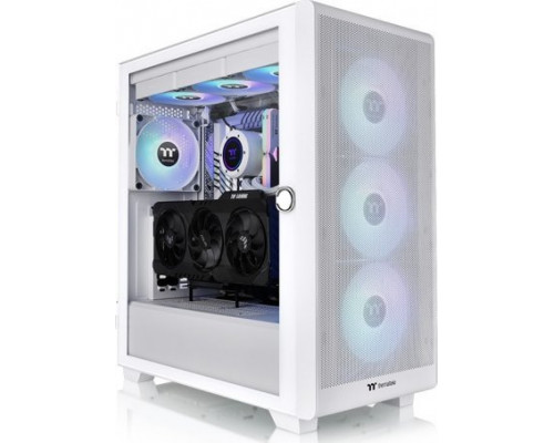 Thermaltake Geh Thermaltake S250 TG Midi Tower "ARGB Snow" White retail