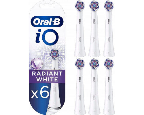 Brush Oral-B Oral-B iO Series Radiant White - White - 6-pack