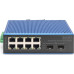 Switch Digitus DIGITUS Industrial 8+2-Port Fast Ethernet Switch 8 Port FE RJ45 2 GE SFP Ports