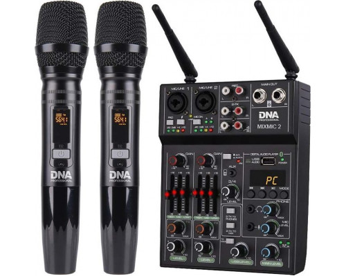 DNA DNA MIXMIC 2 mikser audio USB Bluetooth + mikrofony bezprzewodowe zestaw
