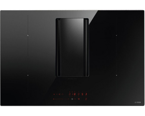 Elica Elica NIKOLATESLA ALPHA BL/A/78, Black, Built-in, 78 cm, Zone  hob, Glass-ceramic, 4 zone(s)