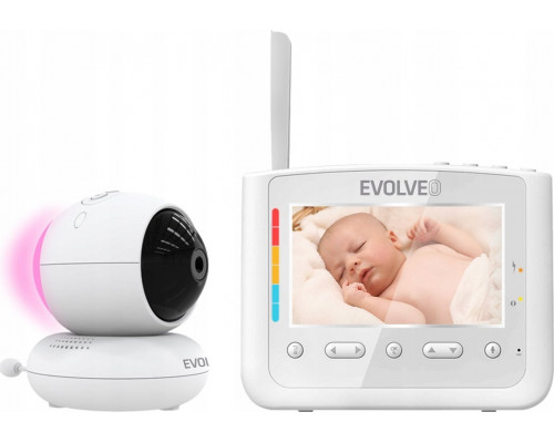 Evolveo EVOLVEO dětská chůvička s nočním světlem a otočnou kamerou NL4