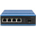 Switch Digitus Digitus 4-port   Gigabit Ethernet PoE, przemysłowy, niezarządzany, 1 łącze SFP