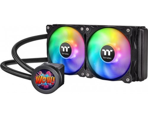 Thermaltake Thermaltake Floe Ultra 240 RGB CPU AIO Liquid Cooler 240mm, CPU cooler (black)