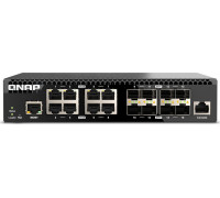 Switch Qnap QSW-M3216R-8S8T - managed - 8 x 100/1000/2.5G/5G/10GBase-T + 8 x 10Gb Ethernet SFP+