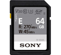 SD  Sony SF-E SDXC 64 GB Class 10 UHS-II/U3 V30 (SFE64A)