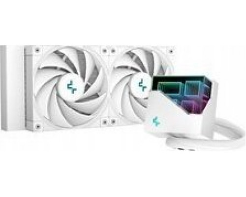 Deepcool DeepCool LT520 chłodzenie wodne AiO, 240mm - biały