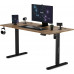 Gaming galds SENSE7 Nojo Wenge 140 cmx70 cm Black Oak