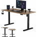 Gaming galds SENSE7 Nojo Wenge 140 cmx70 cm Black Oak