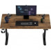 Gaming galds SENSE7 Nojo Wenge 140 cmx70 cm Black Oak