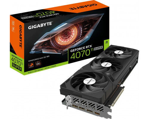 *RTX4070TiSuper Gigabyte GeForce RTX 4070 Ti SUPER Windforce Max OC 16GB GDDR6X (GV-N407TSWF3MAX OC-16GD)