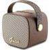 Guess Guess głośnik Bluetooth GUWSB2P4SMW Speaker mini brown/bown 4G Leather Script Logo with Strap