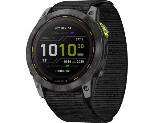 Smartwatch Garmin Smartwatch  męski Garmin 010-02754-01 black pasek