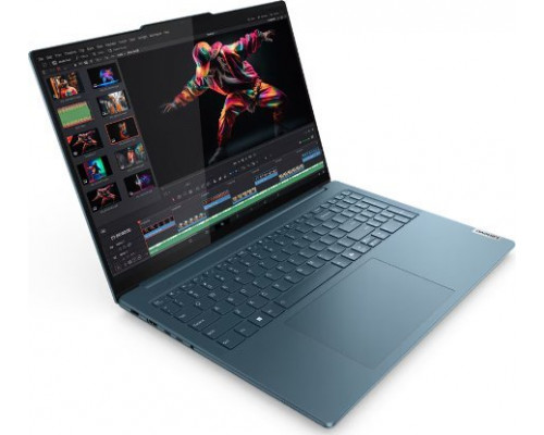 Laptop Lenovo Lenovo Yoga Pro 9 16IMH9 | Tidal Teal | 16 " | 3.2K | 3200 x 2000 pixels | Anti-glare | Intel Core U9 | 185H | 32 GB | Soldered LPDDR5x | SSD 1000 GB | NVIDIA GeForce RTX 4060 | GDDR6 | 8 GB | Windows 11 Pro