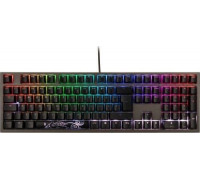 Ducky Ducky Shine 7 PBT Gaming Keyboard, MX-Blue, RGB LED - gunmetal