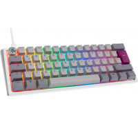 Ducky Ducky One 3 Mist Grey Mini Gaming Tastatur, RGB LED - MX-Silent-Red