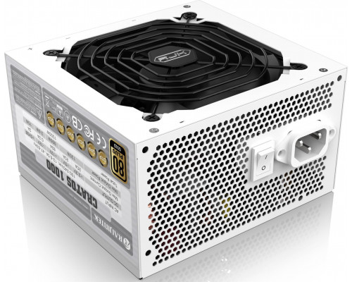 Raijintek RAIJINTEK CRATOS 1000 WHITE, PC power supply (white, cable management, 1000 watts)