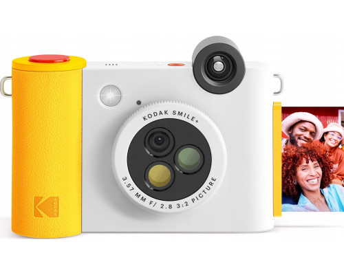 Kodak Kodak Smile+ 2w1 Aparat Cyfrowy  5mp / Natychmiastowy + Drukarka Bluetooth Do Telefonu Zink - White