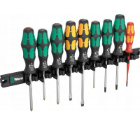 Wera Wera 9650 magnetic strip Kraftform screwdriver set, 9 pieces