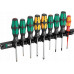 Wera Wera 9650 magnetic strip Kraftform screwdriver set, 9 pieces