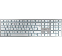 Cherry KW 9100 SLIM FOR MAC klawiatura USB + Bluetooth QWERTY angielski Srebrny